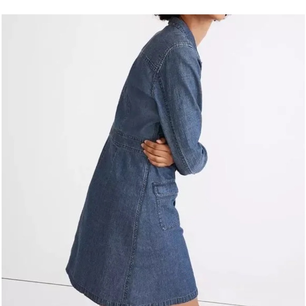 Madewell Denim Utility Shirtdress - Picture 11 of 13